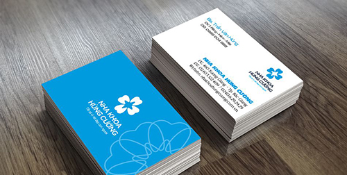 in name card nha khoa hung cuong